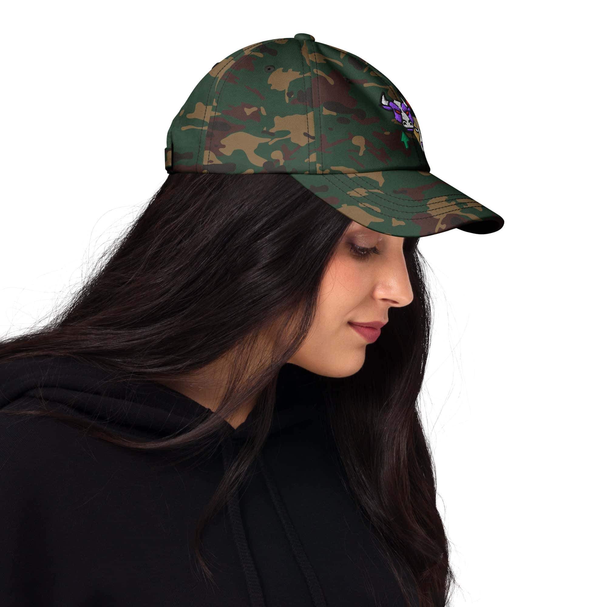 Cappellino Ricamato Unisex Da Baseball Regolabile – Design Bull & Bear-Biiply