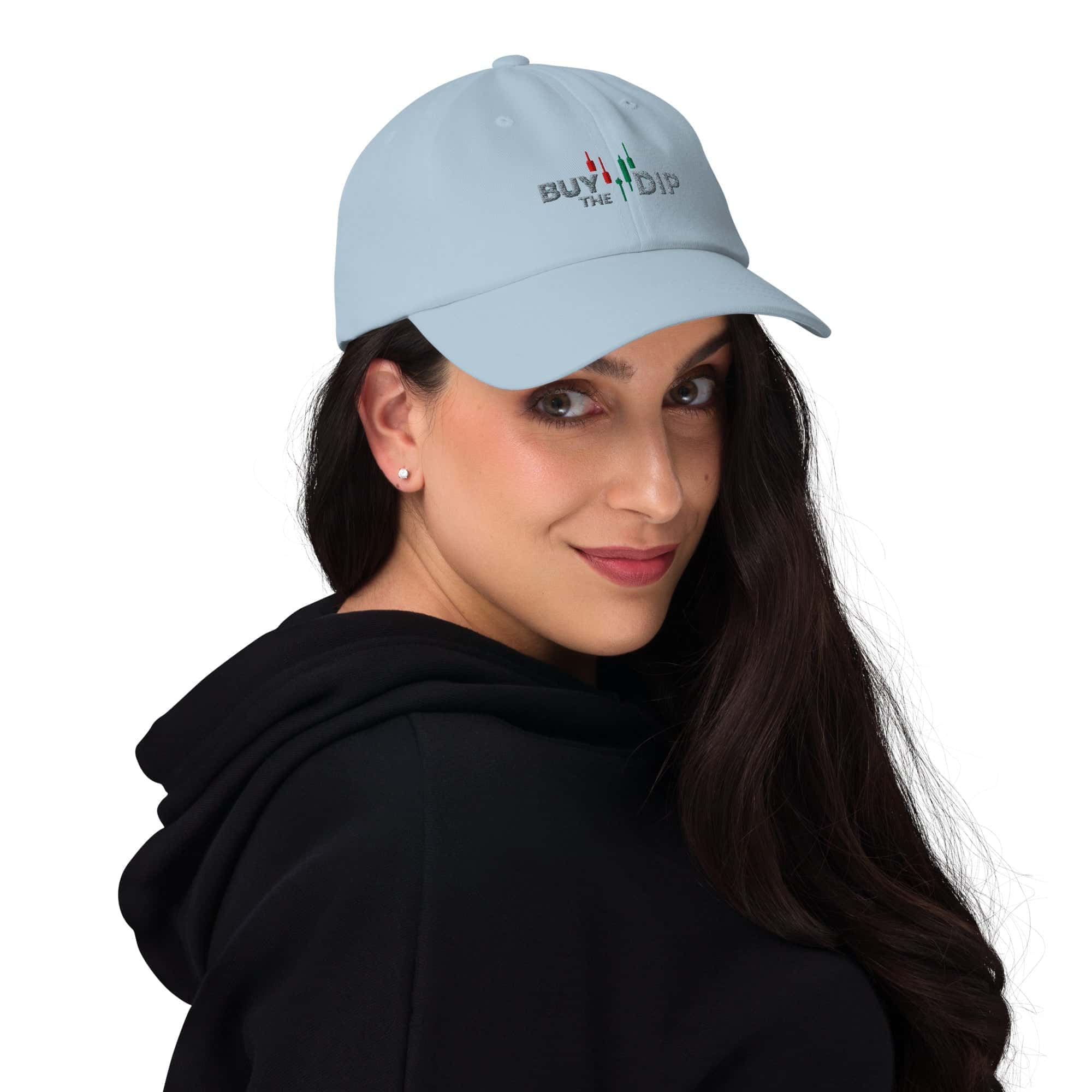 Cappellino Ricamato Unisex Da Baseball Regolabile – Design Buy The Dip-Biiply