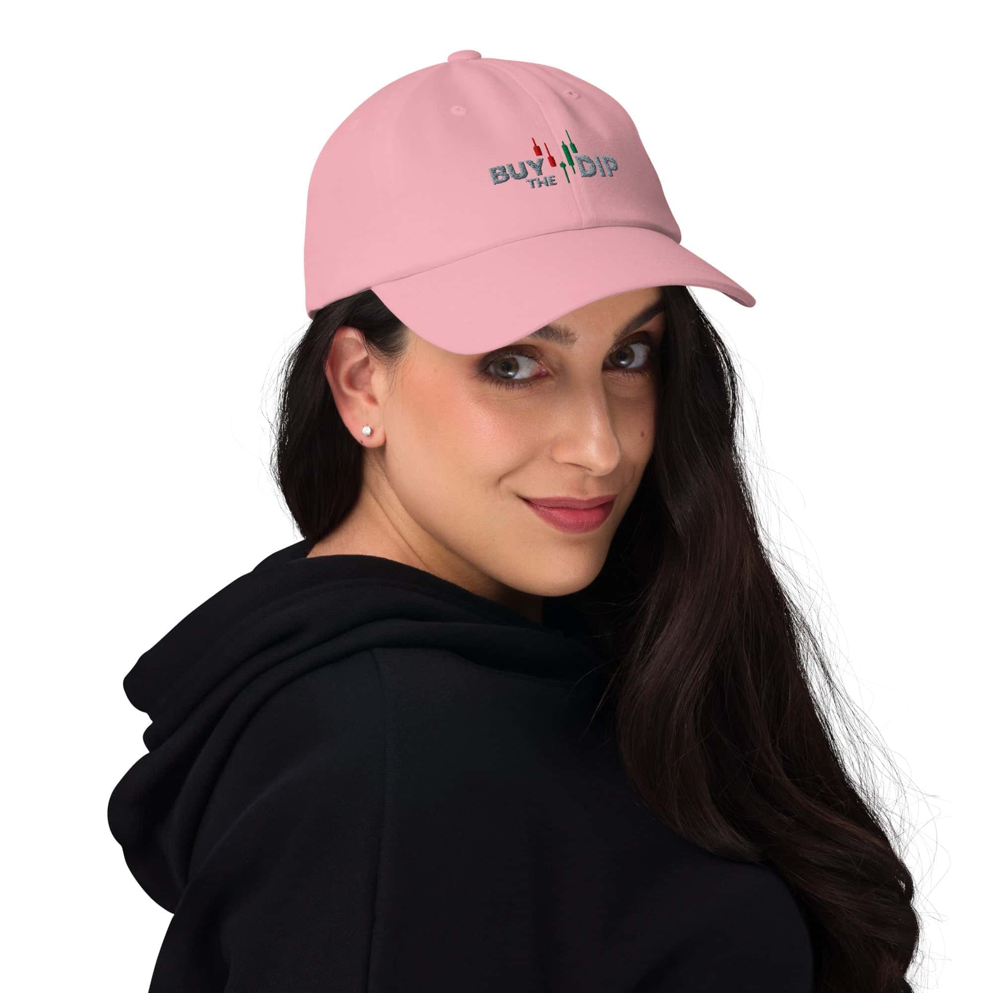 Cappellino Ricamato Unisex Da Baseball Regolabile – Design Buy The Dip-Biiply