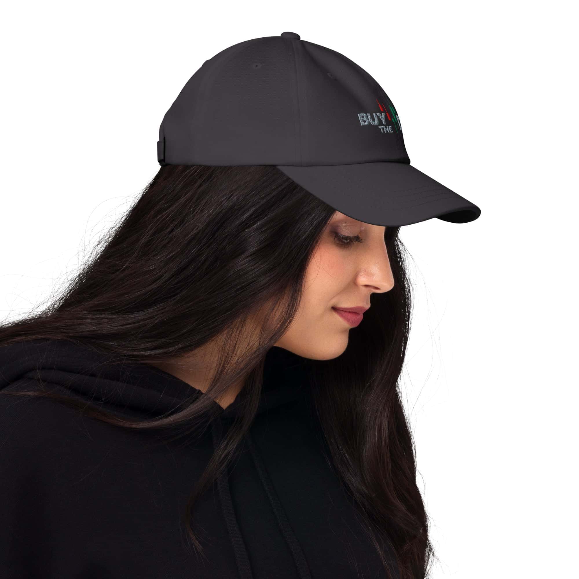 Cappellino Ricamato Unisex Da Baseball Regolabile – Design Buy The Dip-Biiply