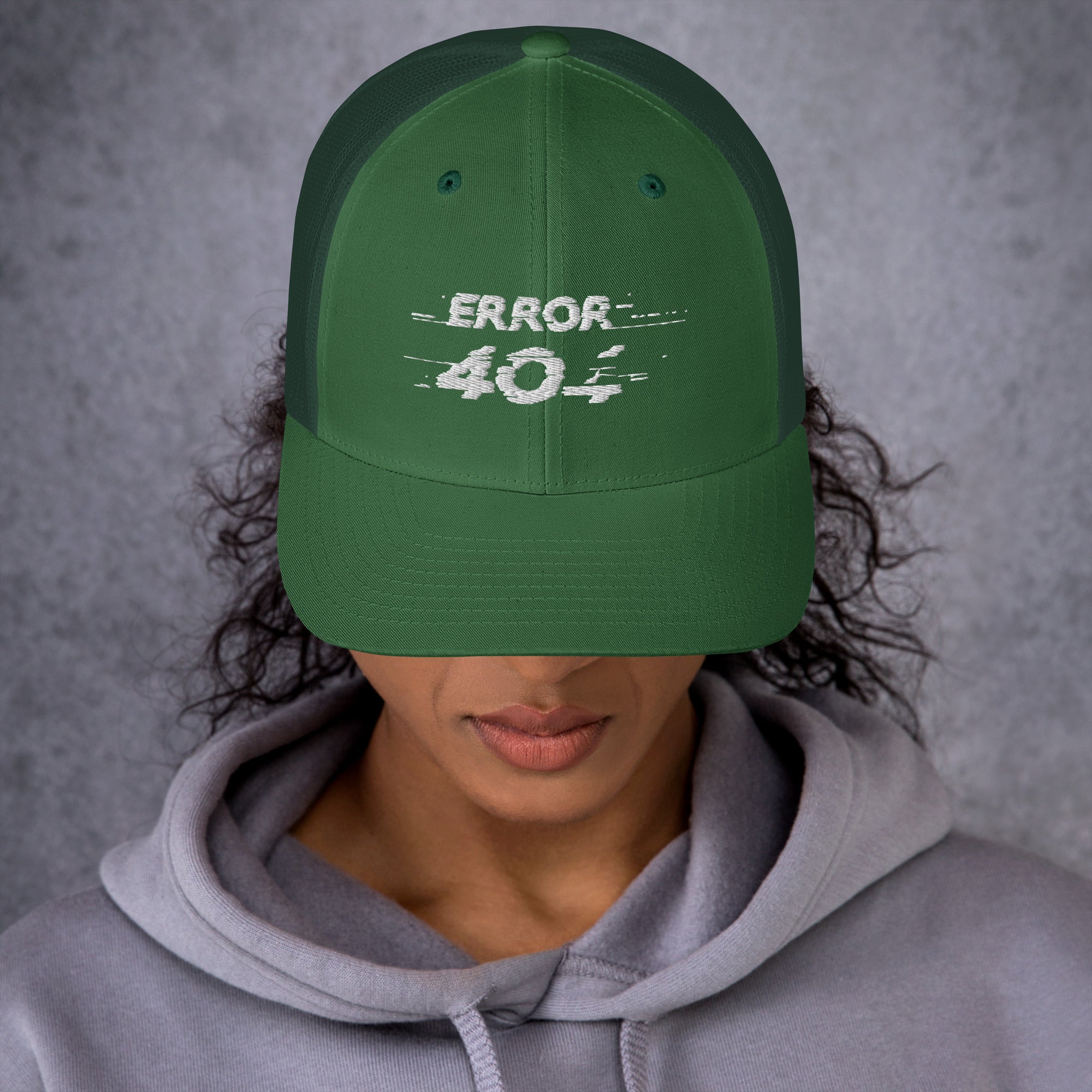 Cappellino Ricamato Unisex Da Baseball Regolabile – Design Error 404-Biiply