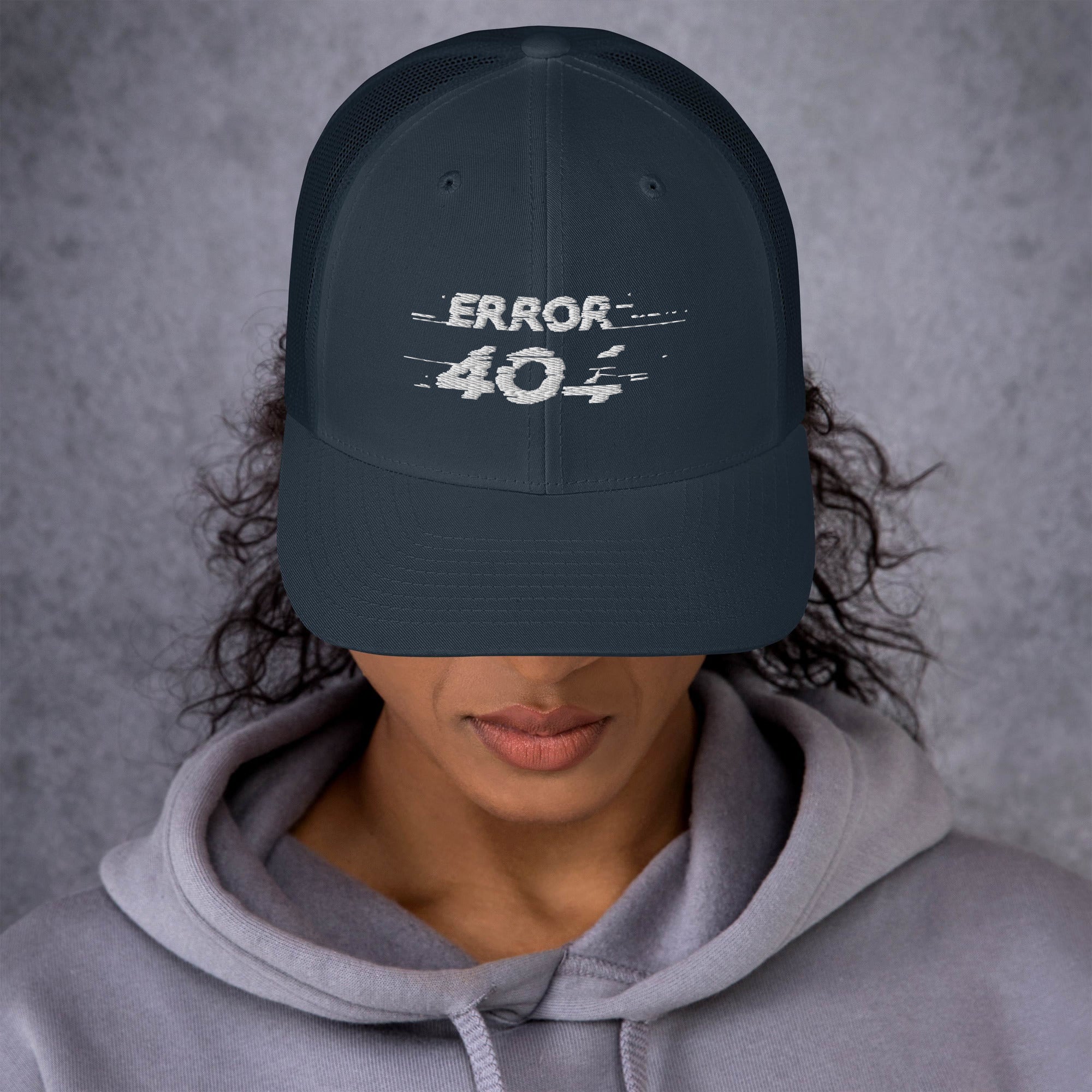Cappellino Ricamato Unisex Da Baseball Regolabile – Design Error 404-Biiply