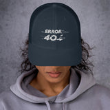 Cappellino Ricamato Unisex Da Baseball Regolabile – Design Error 404