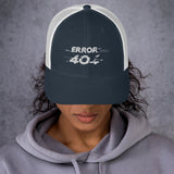 Cappellino Ricamato Unisex Da Baseball Regolabile – Design Error 404