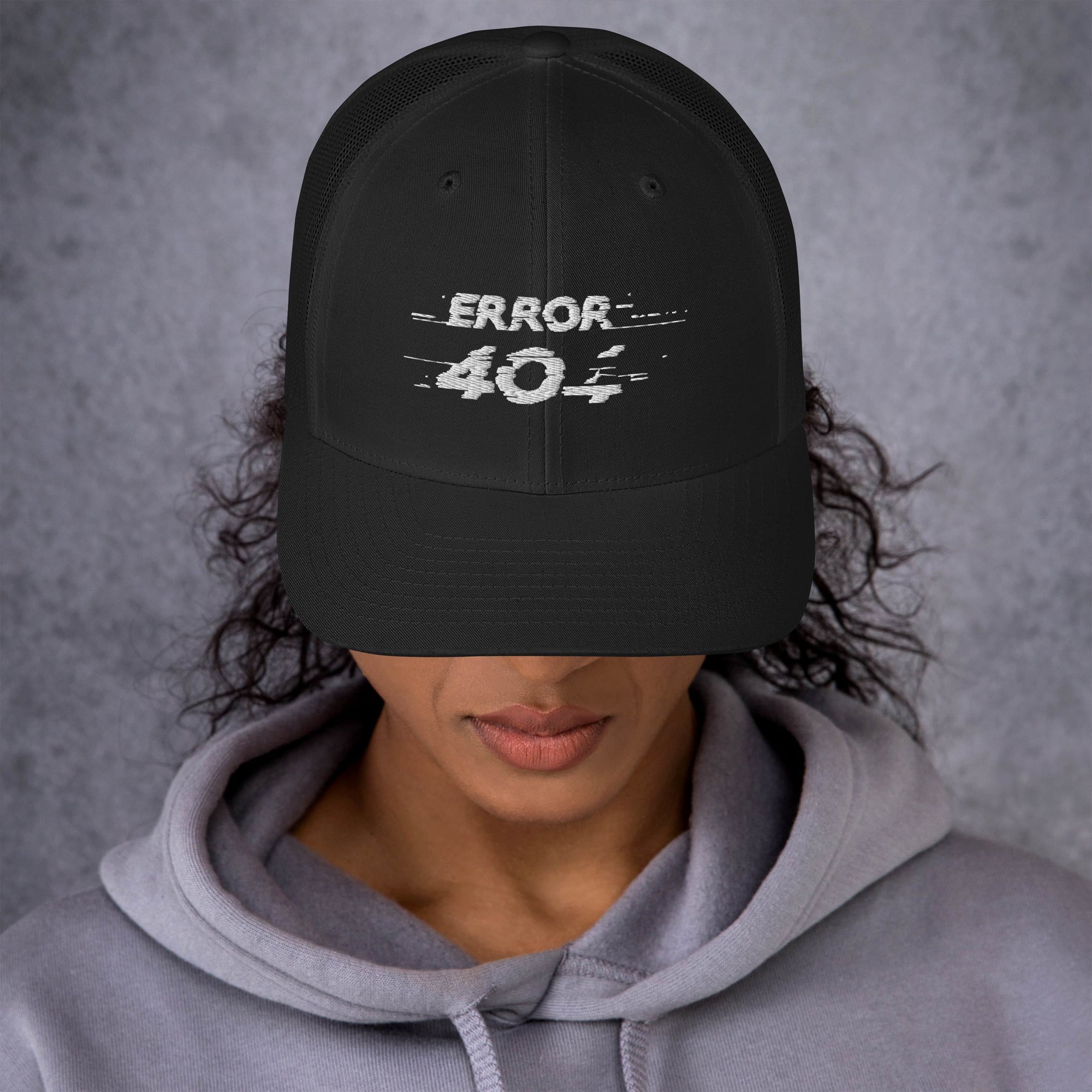 Cappellino Ricamato Unisex Da Baseball Regolabile – Design Error 404-Biiply
