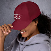Cappellino Ricamato Unisex Da Baseball Regolabile – Design Error 404-Biiply