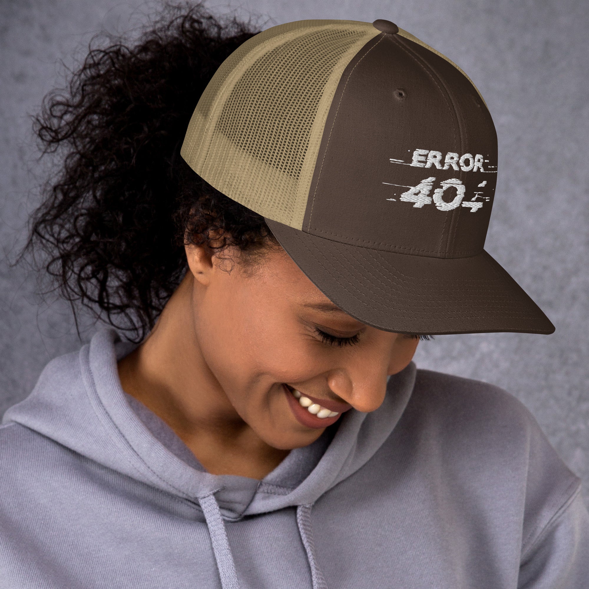 Cappellino Ricamato Unisex Da Baseball Regolabile – Design Error 404-Biiply