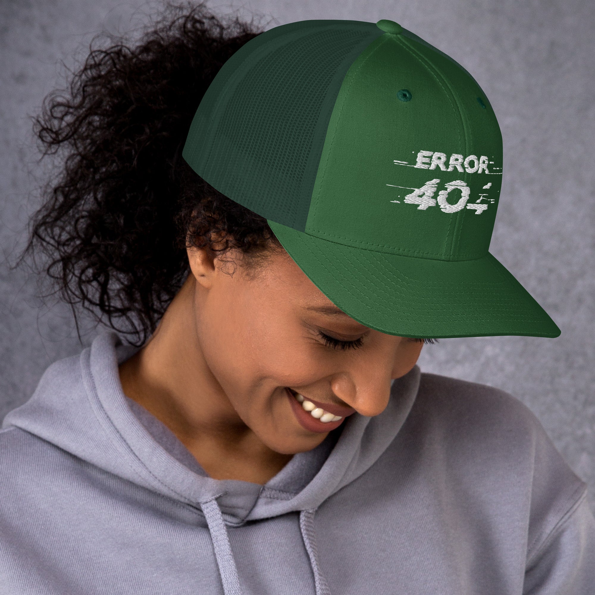 Cappellino Ricamato Unisex Da Baseball Regolabile – Design Error 404-Biiply