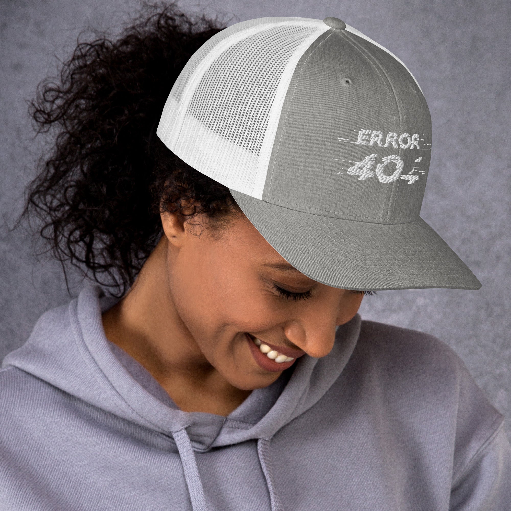 Cappellino Ricamato Unisex Da Baseball Regolabile – Design Error 404-Biiply