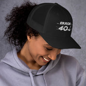 Cappellino Ricamato Unisex Da Baseball Regolabile – Design Error 404-Biiply