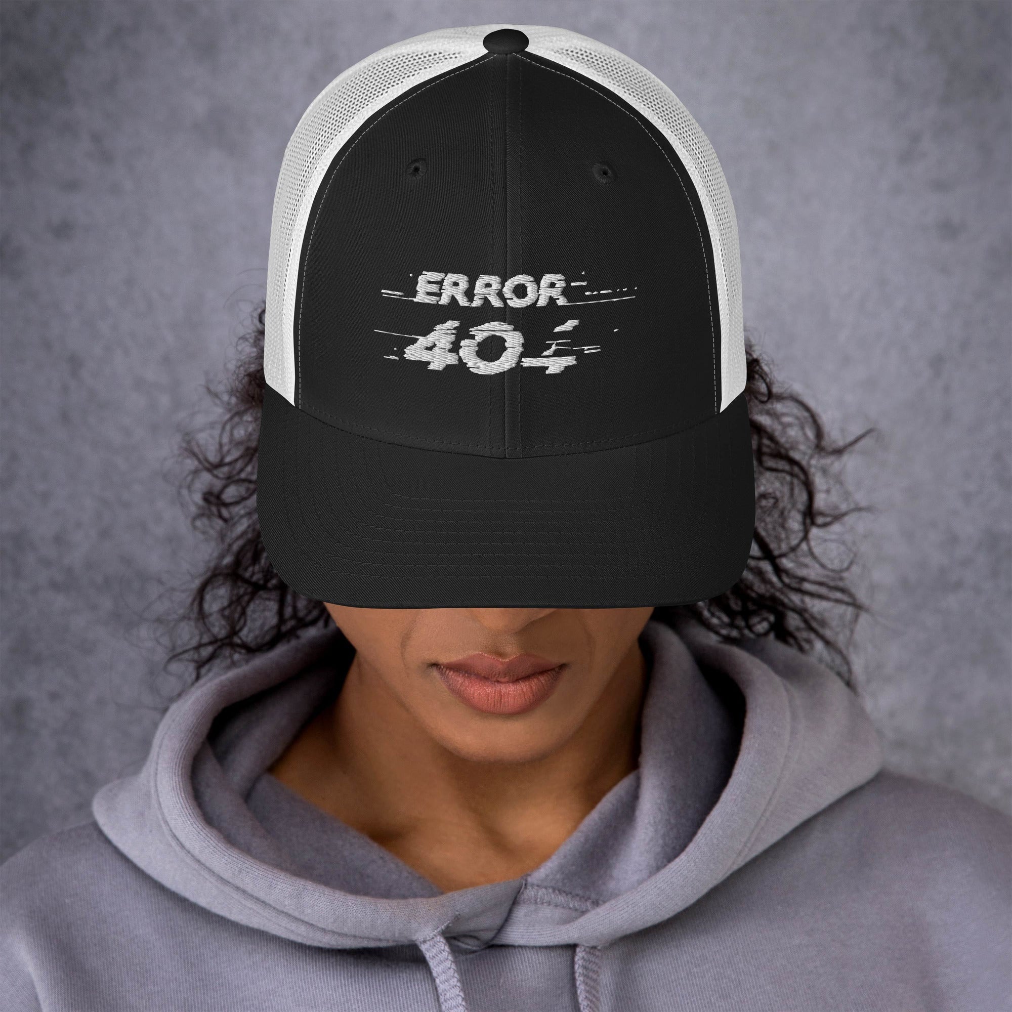 Cappellino Ricamato Unisex Da Baseball Regolabile – Design Error 404-Biiply