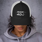 Cappellino Ricamato Unisex Da Baseball Regolabile – Design Error 404