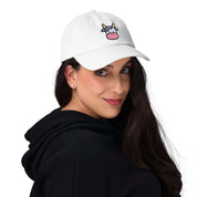 Cappellino Ricamato Unisex Da Baseball Regolabile – Design Faccia Mucca-Biiply