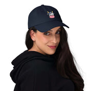 Cappellino Ricamato Unisex Da Baseball Regolabile – Design Faccia Mucca-Biiply