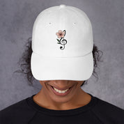 Cappellino Ricamato Unisex Da Baseball Regolabile – Design Fiore di Ciliegio-Biiply