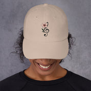 Cappellino Ricamato Unisex Da Baseball Regolabile – Design Fiore di Ciliegio-Biiply