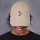 Cappellino Ricamato Unisex Da Baseball Regolabile – Design Fiore di Ciliegio