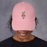 Cappellino Ricamato Unisex Da Baseball Regolabile – Design Fiore di Ciliegio