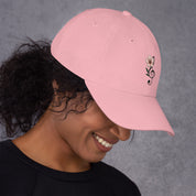 Cappellino Ricamato Unisex Da Baseball Regolabile – Design Fiore di Ciliegio-Biiply