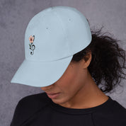 Cappellino Ricamato Unisex Da Baseball Regolabile – Design Fiore di Ciliegio-Biiply