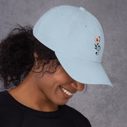 Cappellino Ricamato Unisex Da Baseball Regolabile – Design Fiore di Ciliegio-Biiply