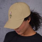 Cappellino Ricamato Unisex Da Baseball Regolabile – Design Fiore di Ciliegio-Biiply