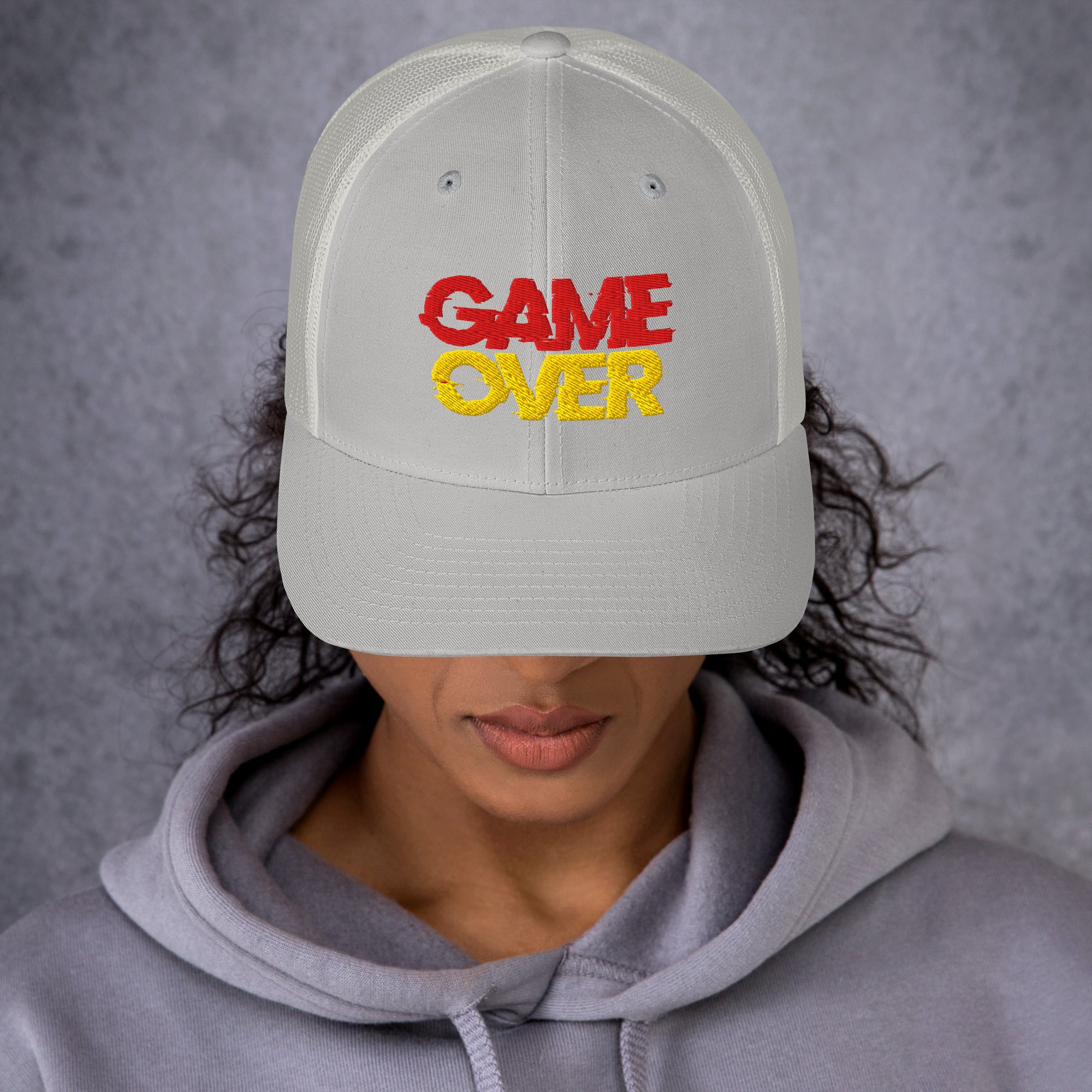 Cappellino Ricamato Unisex Da Baseball Regolabile – Design Game Over-Biiply