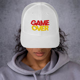 Cappellino Ricamato Unisex Da Baseball Regolabile – Design Game Over