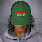Cappellino Ricamato Unisex Da Baseball Regolabile – Design Game Over-Biiply