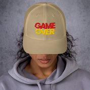 Cappellino Ricamato Unisex Da Baseball Regolabile – Design Game Over-Biiply