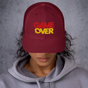 Cappellino Ricamato Unisex Da Baseball Regolabile – Design Game Over-Biiply