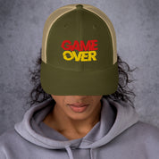 Cappellino Ricamato Unisex Da Baseball Regolabile – Design Game Over-Biiply
