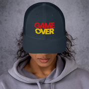 Cappellino Ricamato Unisex Da Baseball Regolabile – Design Game Over-Biiply