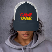 Cappellino Ricamato Unisex Da Baseball Regolabile – Design Game Over-Biiply