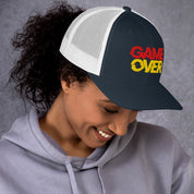 Cappellino Ricamato Unisex Da Baseball Regolabile – Design Game Over-Biiply