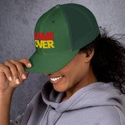 Cappellino Ricamato Unisex Da Baseball Regolabile – Design Game Over-Biiply