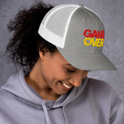 Cappellino Ricamato Unisex Da Baseball Regolabile – Design Game Over-Biiply