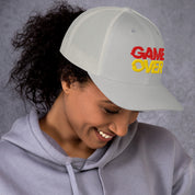 Cappellino Ricamato Unisex Da Baseball Regolabile – Design Game Over-Biiply