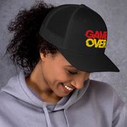 Cappellino Ricamato Unisex Da Baseball Regolabile – Design Game Over-Biiply
