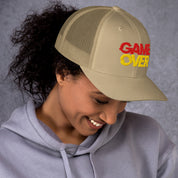 Cappellino Ricamato Unisex Da Baseball Regolabile – Design Game Over-Biiply