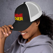 Cappellino Ricamato Unisex Da Baseball Regolabile – Design Game Over-Biiply
