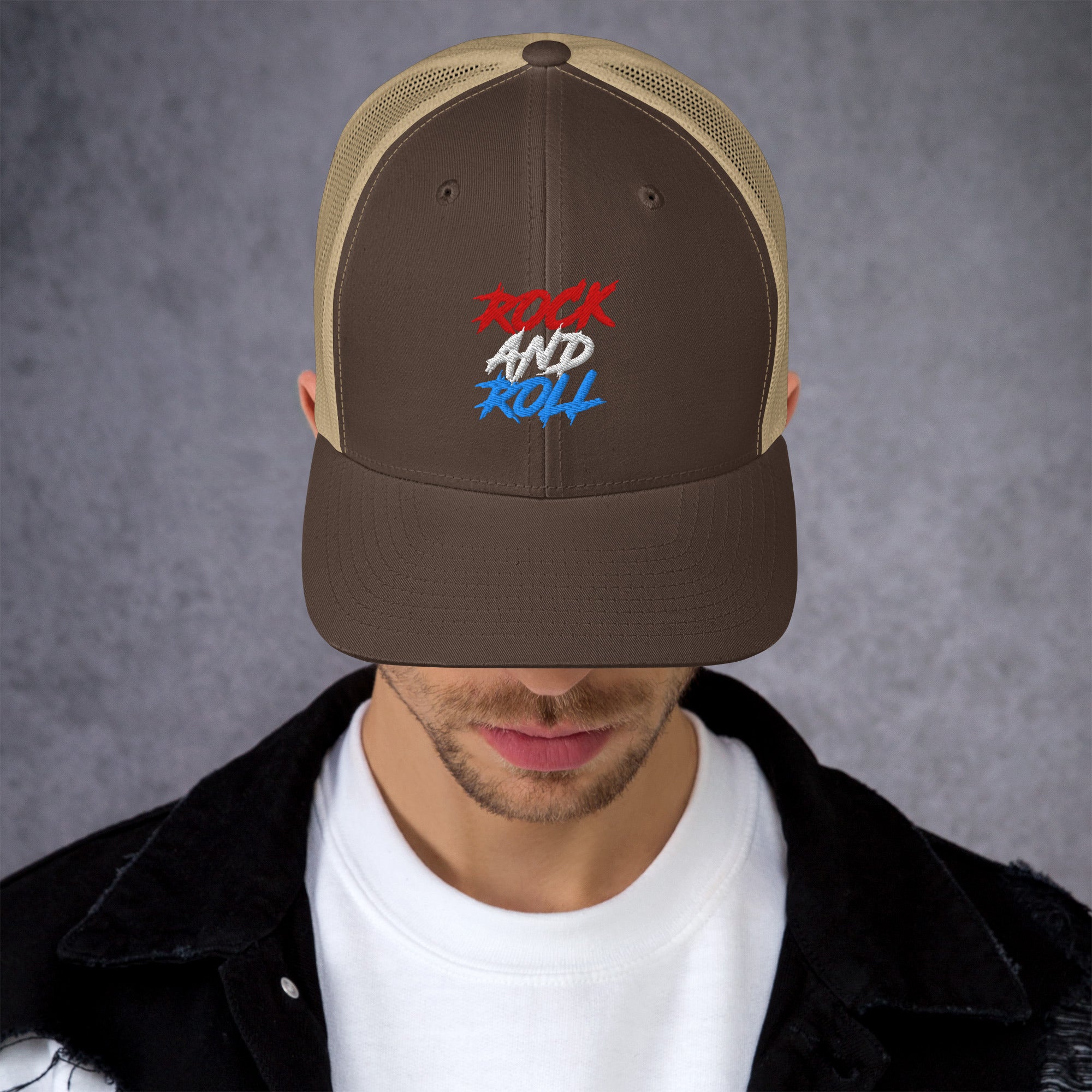 Cappellino Ricamato Unisex Da Baseball Regolabile – Design Rock and Roll-Biiply