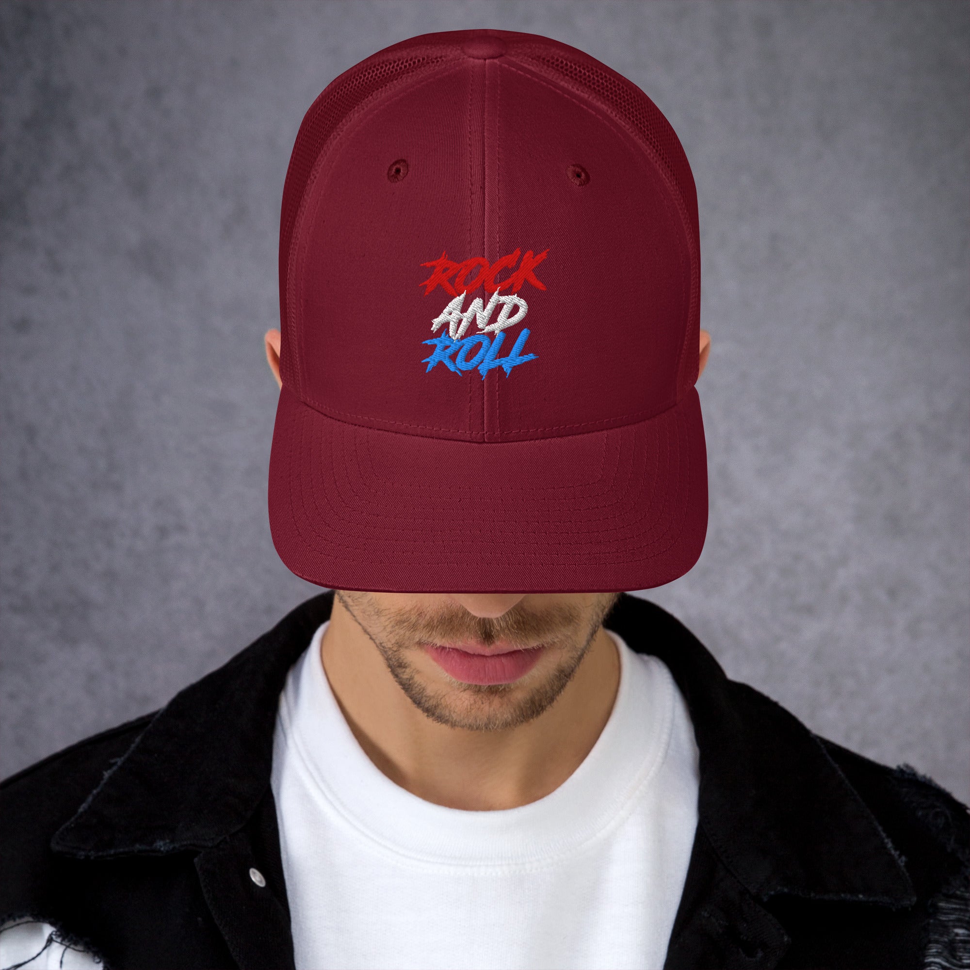 Cappellino Ricamato Unisex Da Baseball Regolabile – Design Rock and Roll-Biiply