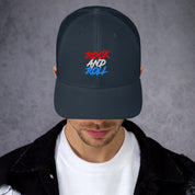Cappellino Ricamato Unisex Da Baseball Regolabile – Design Rock and Roll-Biiply