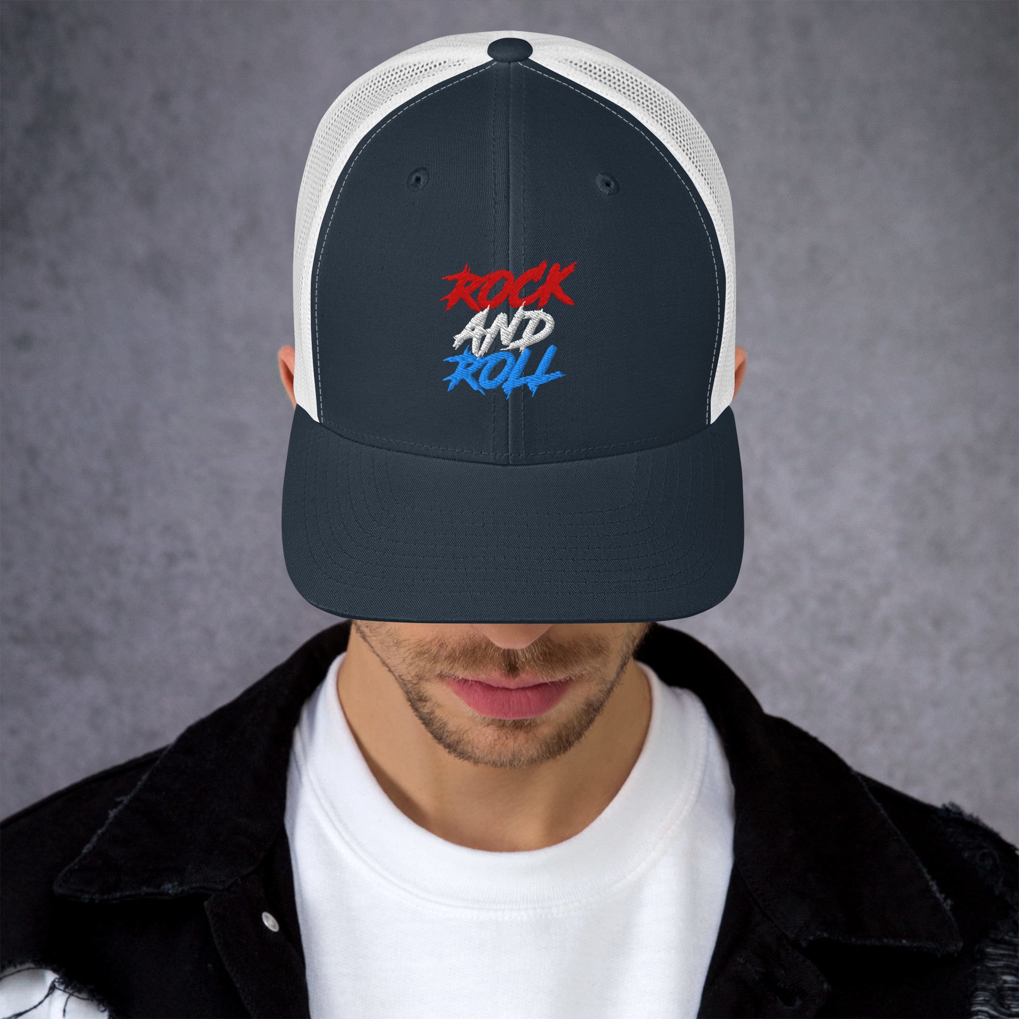 Cappellino Ricamato Unisex Da Baseball Regolabile – Design Rock and Roll-Biiply