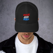 Cappellino Ricamato Unisex Da Baseball Regolabile – Design Rock and Roll-Biiply