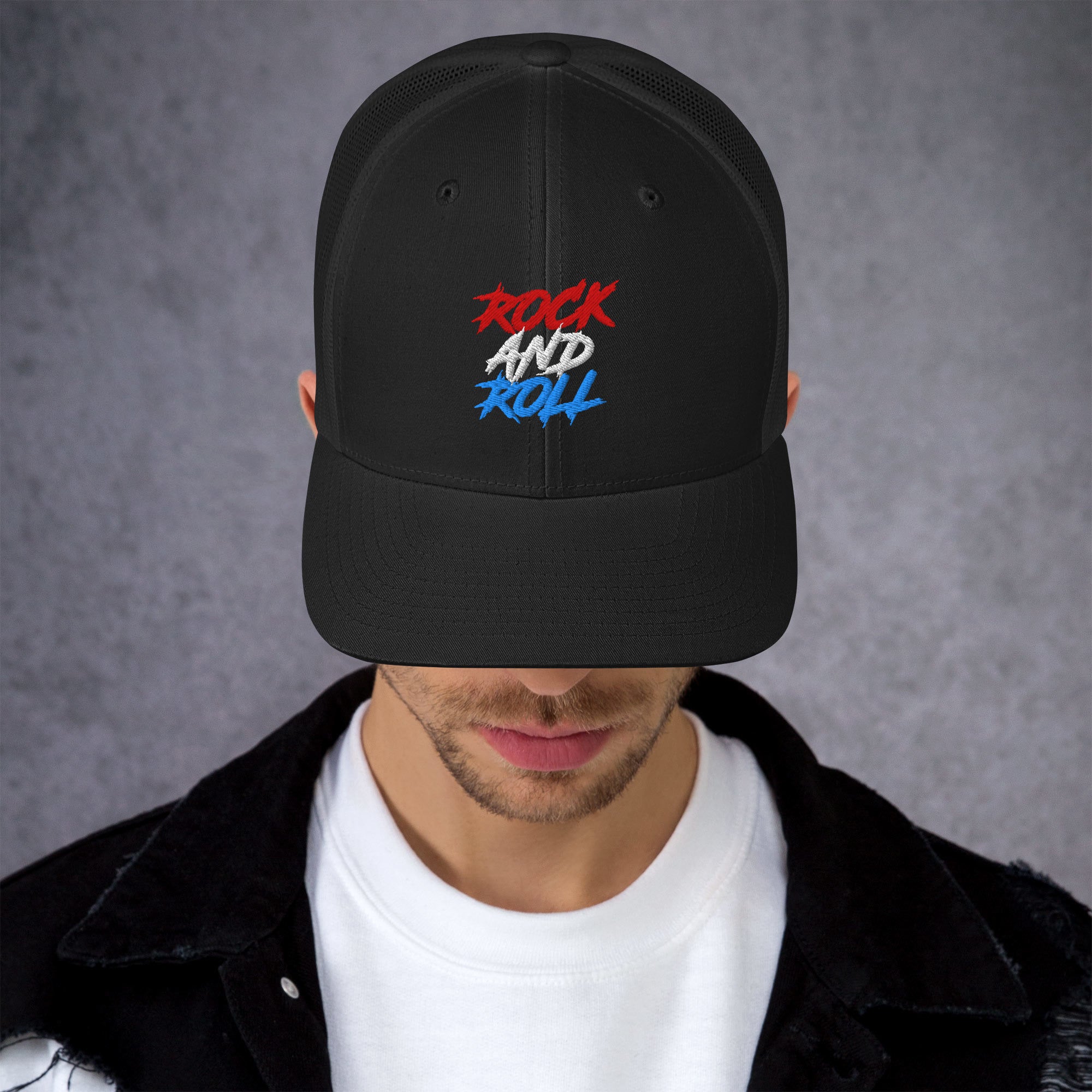 Cappellino Ricamato Unisex Da Baseball Regolabile – Design Rock and Roll-Biiply