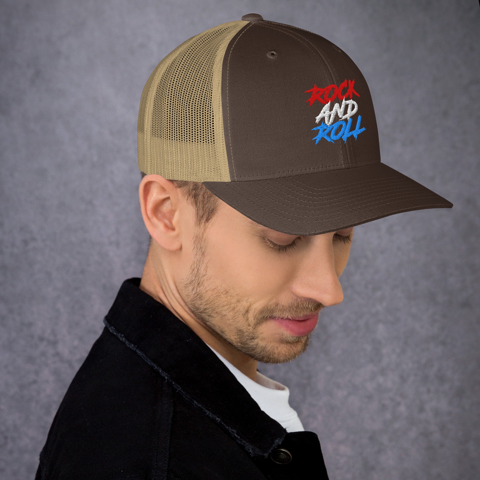 Cappellino Ricamato Unisex Da Baseball Regolabile – Design Rock and Roll-Biiply