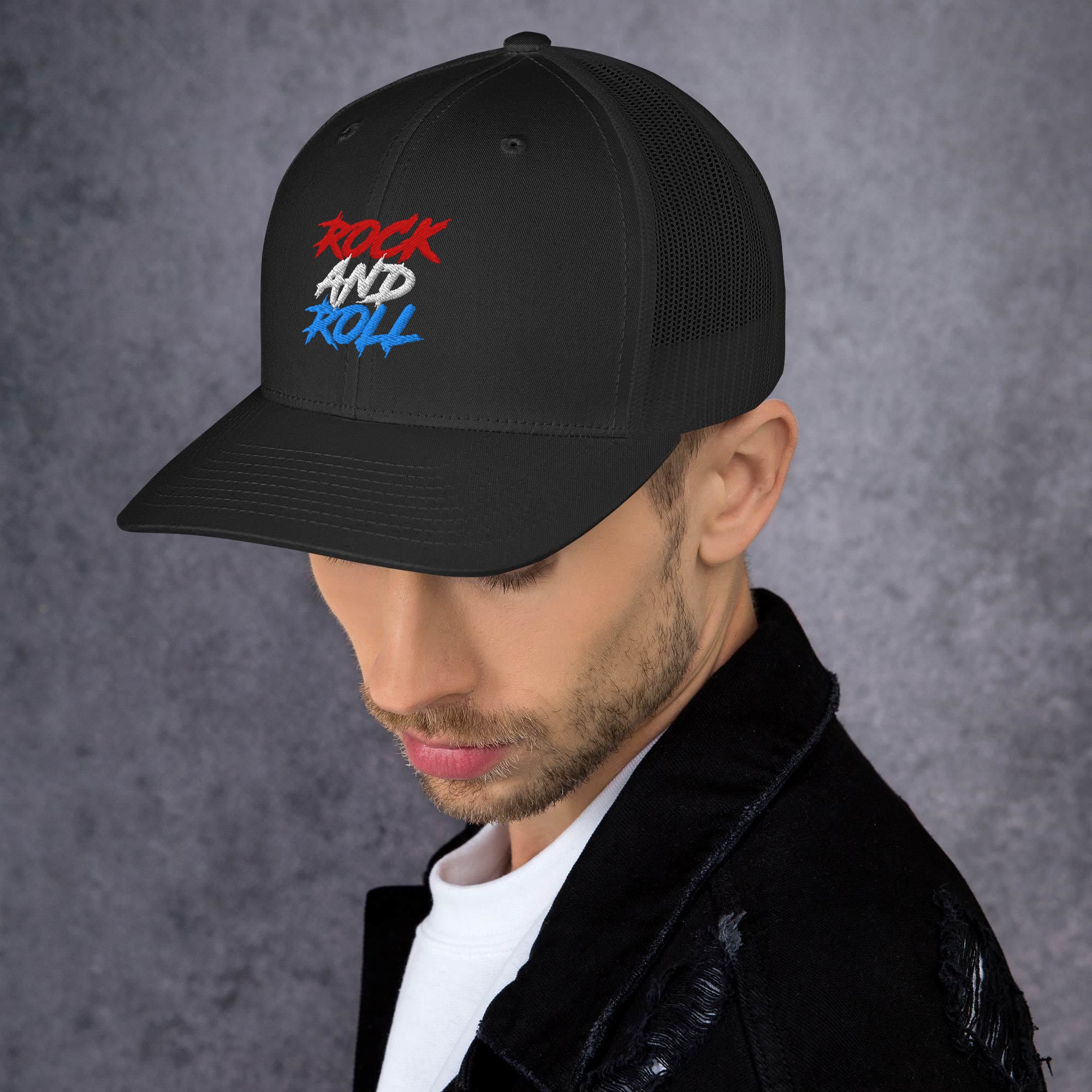 Cappellino Ricamato Unisex Da Baseball Regolabile – Design Rock and Roll-Biiply