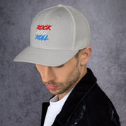 Cappellino Ricamato Unisex Da Baseball Regolabile – Design Rock and Roll-Biiply